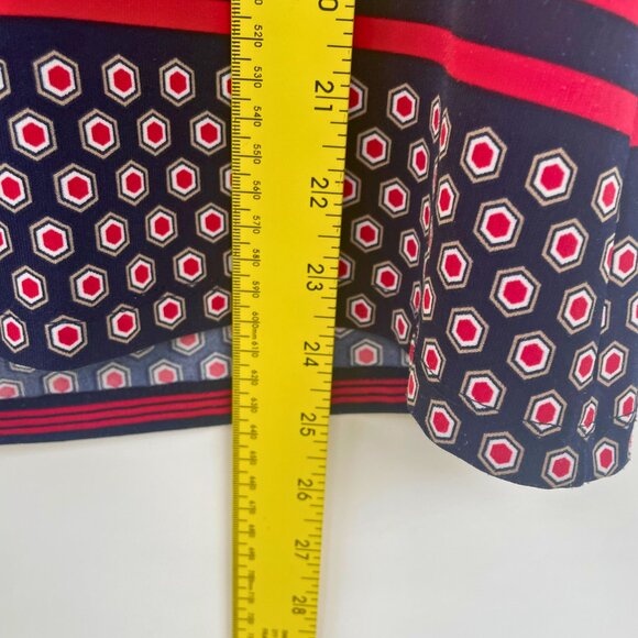 Tommy Hilfiger Multicolor Geometric Print Sleeveless Blouse S - Picture 8 of 8